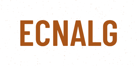 Rebus: ECNALG — glance spelled backward